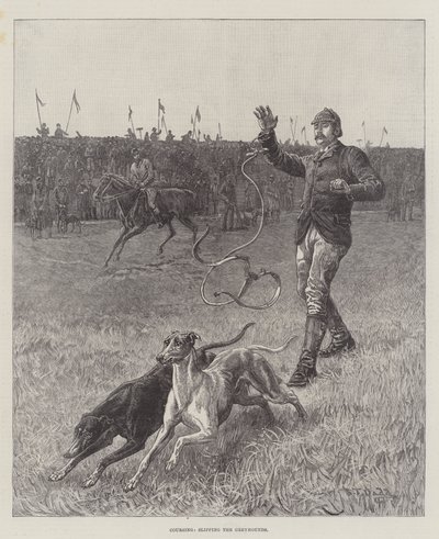 Coursing, Slipping the Greyhounds by S.T. Dadd